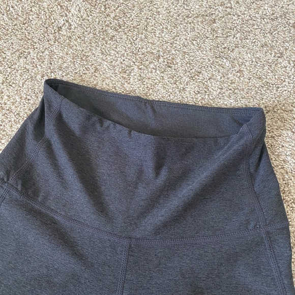 Zella gray black color block Banded athletic workout Leggings size XS - Picture 11 of 15